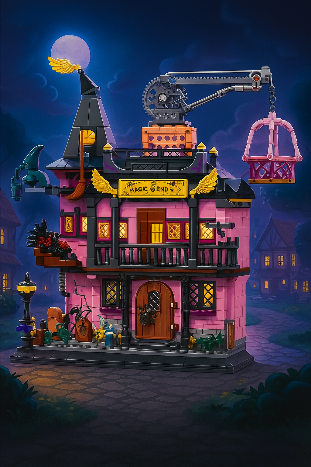 MAGICAL TOWNHOUSE WITH AN ELEVATOR | 1022 pieces