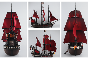 QUEEN ANNE'S REVENGE PIRATE SHIP | 1097 pieces