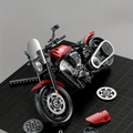 RED MOTORCYCLE WITH A V2 ENGINE 1:8 | 542 pieces