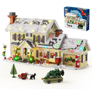 CHRISTMAS HOUSE WITH LIGHTS | 1484 pieces