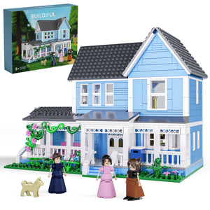 LOREAI AND RORY'S BLUE AND WHITE HOUSE | 1107 pieces