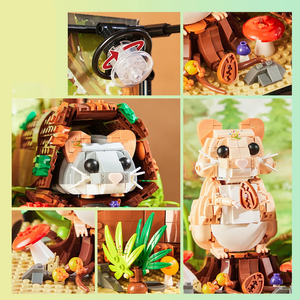 ADORABLE HAMSTERS IN THE TERRARIUM | 1158 pieces