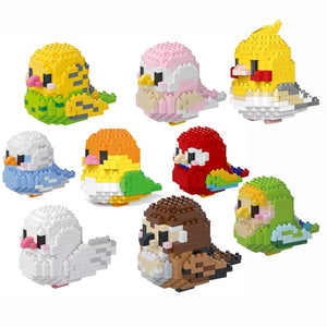 SET OF COLORFUL BIRDS | 242 pieces