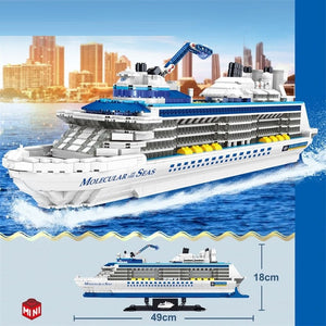 [ZDJ] [DO DODANIA] CRUISE LINER SAILING SHIP BOAT MODEL BUILDING BLOCKS SET | 2428 pieces [ZDJ] [DO DODANIA] CRUISE LINER SAILING SHIP BOAT MODEL BUILDING BLOCKS SET | 2428 pieces 
