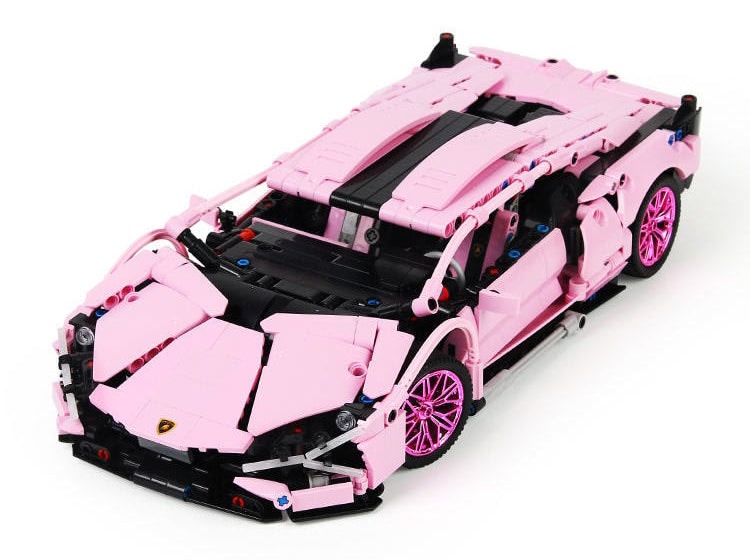 PINK SPORTS CAR | 1280 pieces