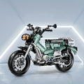 OLIVE RETRO-STYLE MOTORCYCLE | 628 pieces
