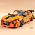 ORANGE CAR WITH DISPLAY CASE | 311 pieces