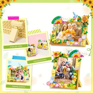 COLORFUL PHOTO FRAMES MADE OF BLOCKS | 128 pieces