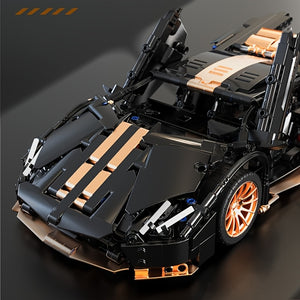 BLACK AND COPPER SPORT CAR | 1330 pieces