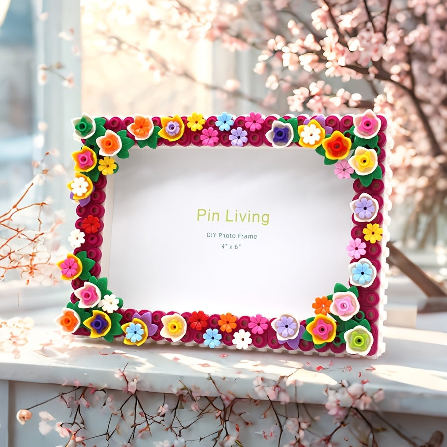 PHOTO FRAME WITH FLOWERS | 100 pieces