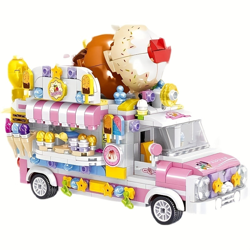 COLORFUL ICE CREAM VAN | 595 pieces