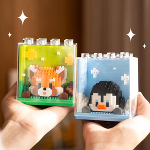 TINY ANIMALS IN TRANSPARENT BLOCKS | 337 pieces