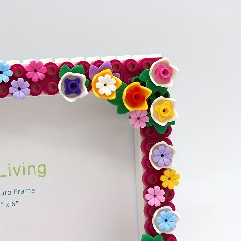 PHOTO FRAME WITH FLOWERS | 100 pieces