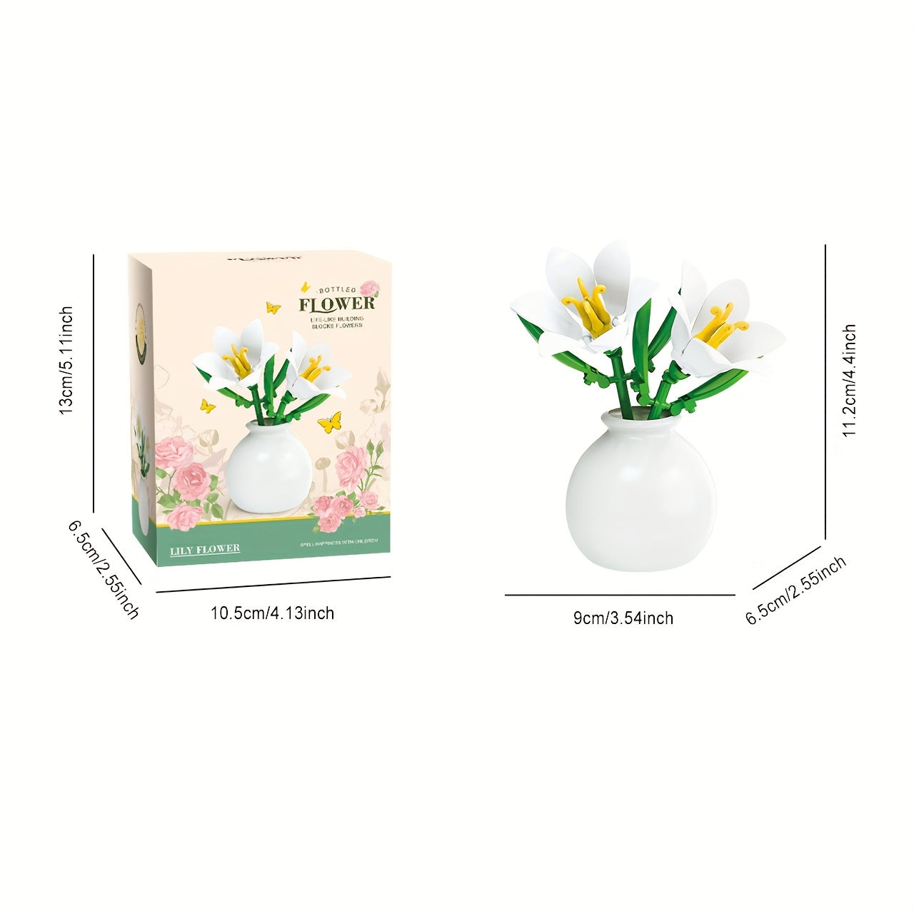 FLOWERS IN VASES | 60 pieces