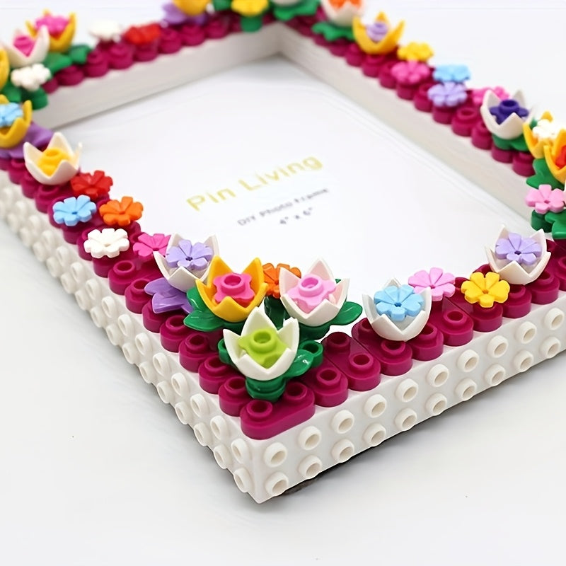 PHOTO FRAME WITH FLOWERS | 100 pieces