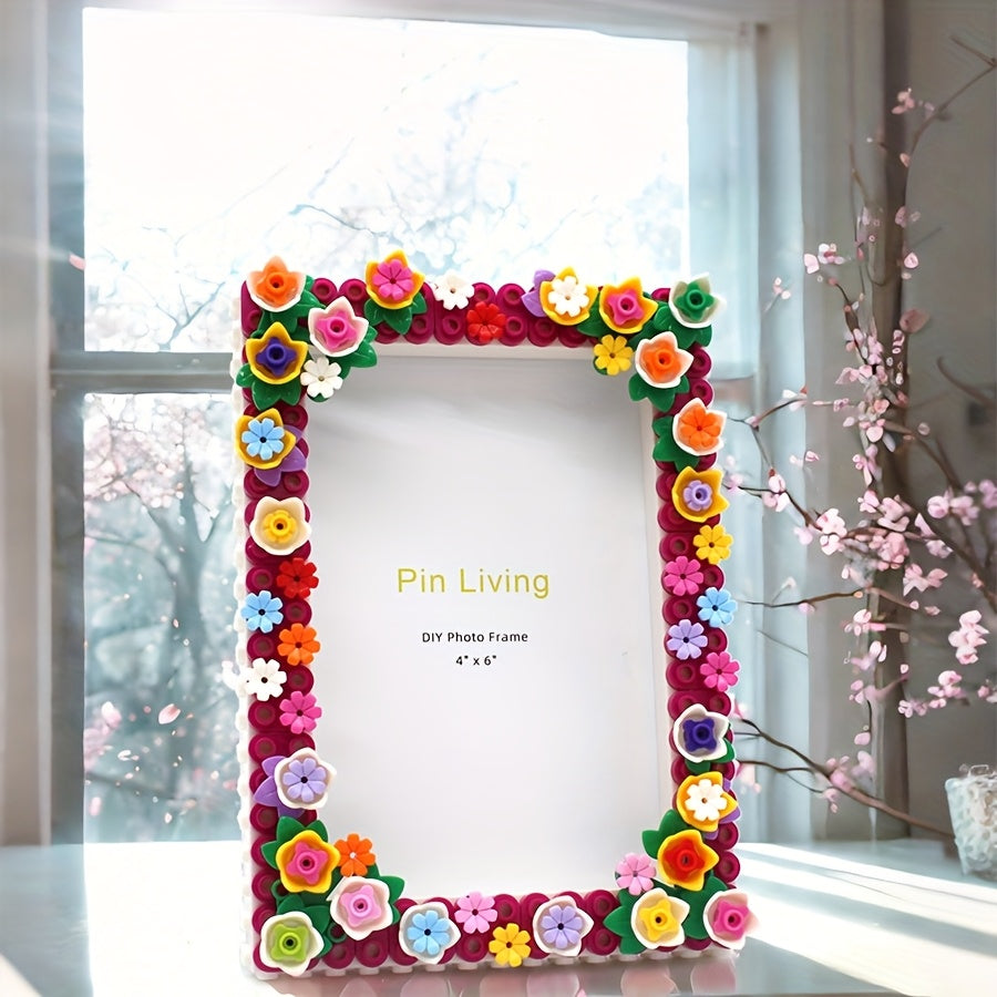 PHOTO FRAME WITH FLOWERS | 100 pieces