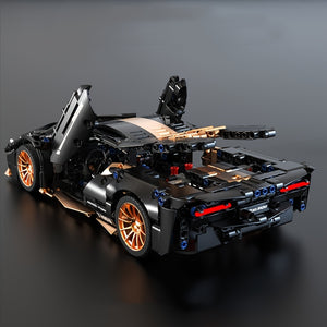 BLACK AND COPPER SPORT CAR | 1330 pieces