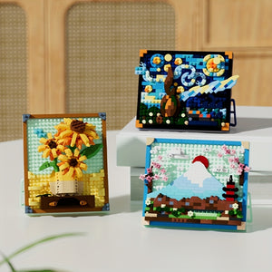 FAMOUS PAINTINGS MADE FROM BLOCKS | 337 pieces