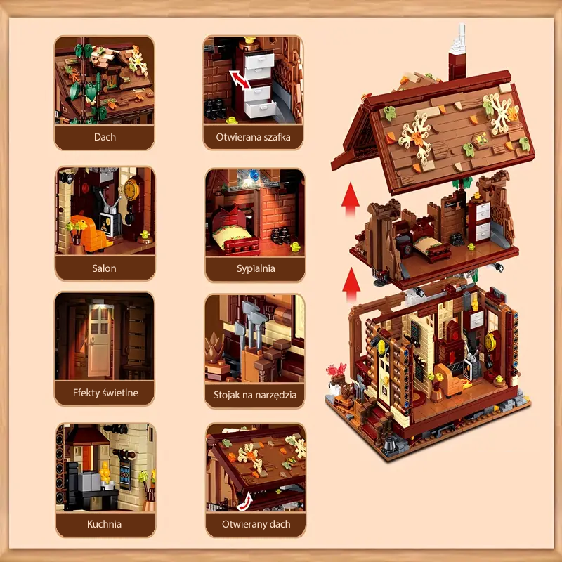FOREST WOOD HOUSE | 1969 pieces
