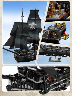 BLACK PEARL PIRATE SHIP | 1424 pieces