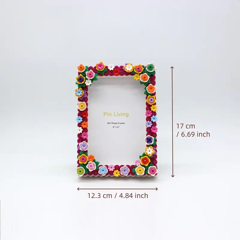 PHOTO FRAME WITH FLOWERS | 100 pieces